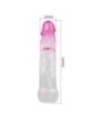 PRETTY LOVE - GAINE D'AGRANDISSEMENT RÉALISTE NERON 6 CM POUR PÉNIS ROSE