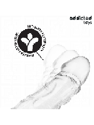 ADDICTED TOYS - EXTENSION DE PÉNIS TRANSPARENTE 27 CM