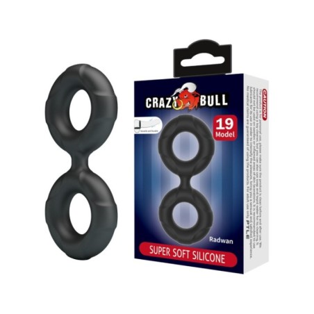 CRAZY BULL - RADWAN DOUBLE BAGUE EN SILICONE MODÈLE 19