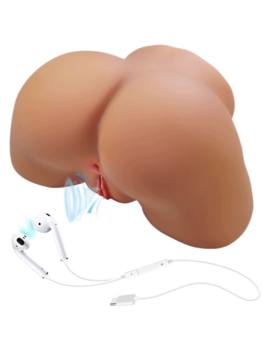 CRAZY BULL - ILANA VIBRATEUR ET SUÇON FÉMININ RÉALISTE AVEC SON 6,8 KG