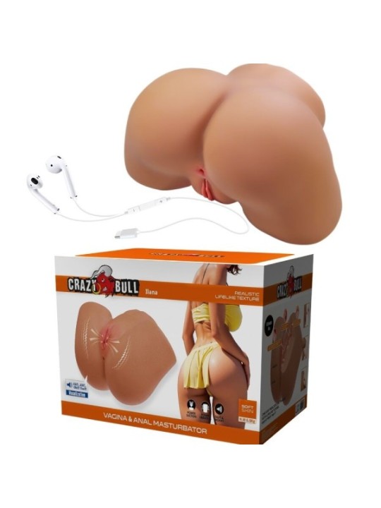 CRAZY BULL - ILANA VIBRATEUR ET SUÇON FÉMININ RÉALISTE AVEC SON 6,8 KG