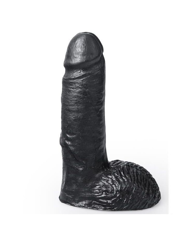 HUNG SYSTEM - GODE RÉALISTE COULEUR NOIR CESAR 19 CM
