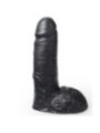 HUNG SYSTEM - GODE RÉALISTE COULEUR NOIR CESAR 19 CM