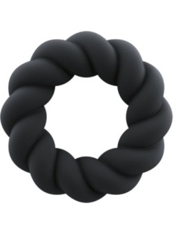 ROCKS-OFF - ANNEAU DE MASTURBATION EN SILICONE NOIR TWIST