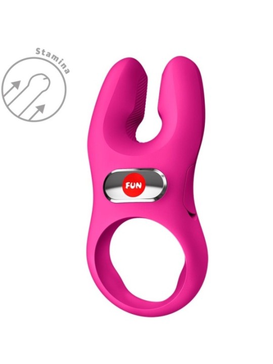 FUN FACTORY - ANNEAU PÉNIS VIBRANT PRO NOS MAGENTA