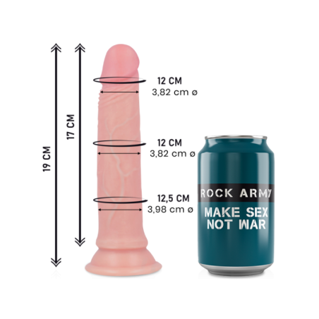 ROCKARMY - LIQUIDE SILICONE PREMIUM AVENGER REALISTIC 19 CM -O- 3.98 CM