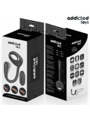 ADDICTED TOYS - ANNEAU PÉNITENTIAIRE VIBRANT POUR POINT P AVEC TÉLÉCOMMANDE