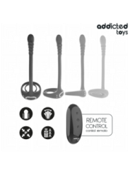 ADDICTED TOYS - ANNEAU PÉNITENTIAIRE VIBRANT POUR POINT P AVEC TÉLÉCOMMANDE