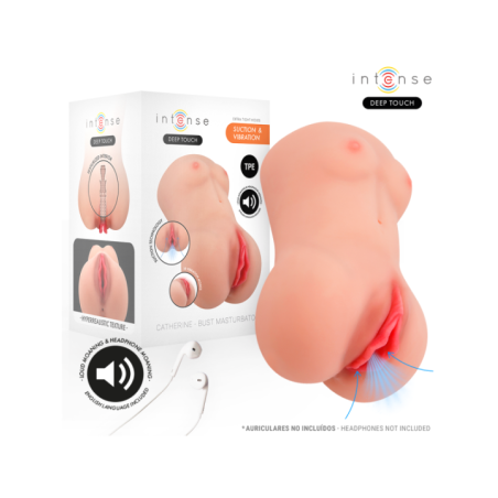 INTENSE DEEP TOUCH - VIBRATEUR ET MASTURBATEUR À SUCCION CATHERINE AVEC VOIX
