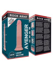 ROCKARMY - LIQUIDE SILICONE PREMIUM AVENGER REALISTIC 19 CM -O- 3.98 CM