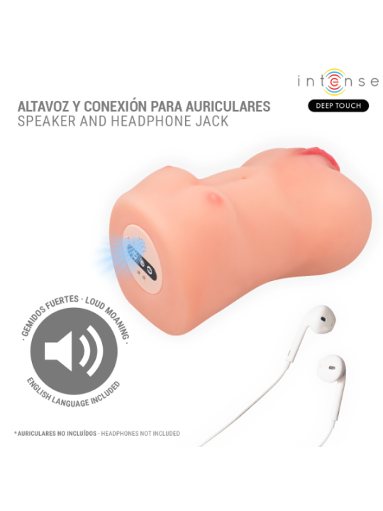 INTENSE DEEP TOUCH - VIBRATEUR ET MASTURBATEUR À SUCCION CATHERINE AVEC VOIX