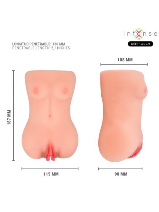INTENSE DEEP TOUCH - VIBRATEUR ET MASTURBATEUR À SUCCION CATHERINE AVEC VOIX