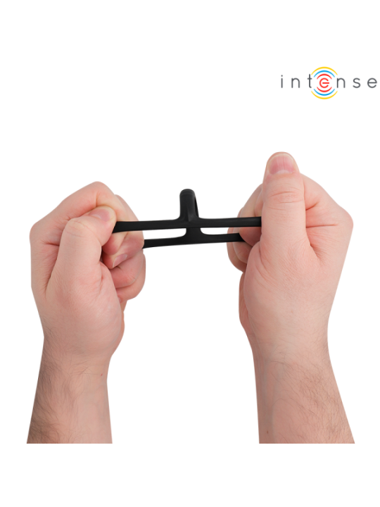 INTENSE - JOHN ANNEAU TRIPLE AJUSTABLE POUR LE PÉNIS MODÈLE 4