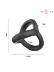 INTENSE - JOHN ANNEAU TRIPLE AJUSTABLE POUR LE PÉNIS MODÈLE 4