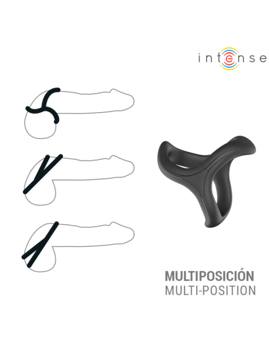 INTENSE - ALFIE ANNEAU PÉNIS TRIPLE RÉGLABLE MODÈLE 6