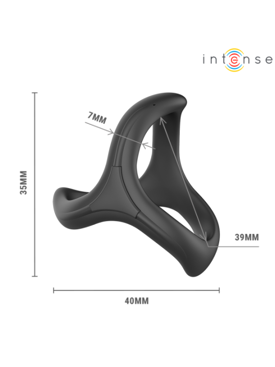 INTENSE - ALFIE ANNEAU PÉNIS TRIPLE RÉGLABLE MODÈLE 6