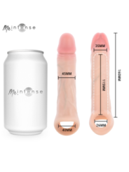 MR INTENSE - SIMON L PROTECTION PÉNALE EN SILICONE 16 CM -Ø- 4,5 CM