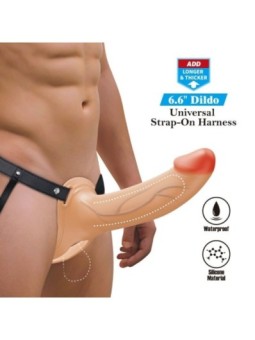 PRETTY LOVE - LANDON LIGHT-SKIN VIBRATING STRAP-ON
