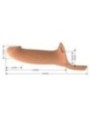 PRETTY LOVE - LANDON LIGHT-SKIN VIBRATING STRAP-ON