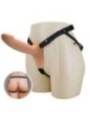 PRETTY LOVE - LANDON LIGHT-SKIN VIBRATING STRAP-ON