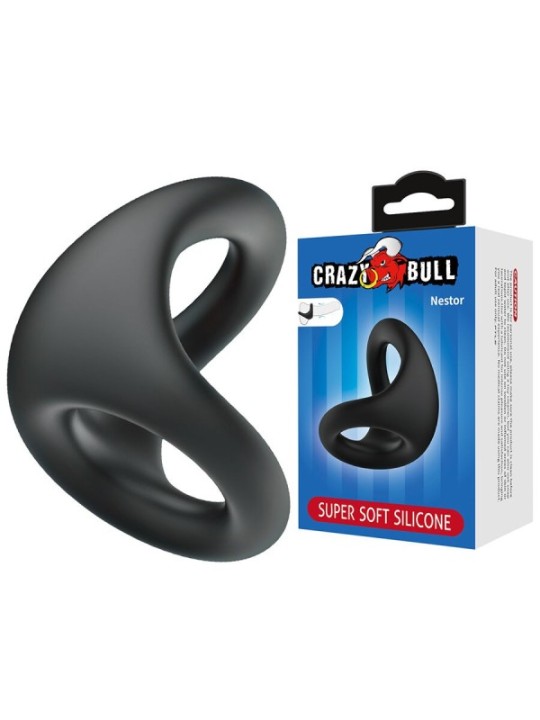 CRAZY BULL - NESTOR ANNEAU ERGONOMIQUE POUR PÉNIS ET TESTICULES