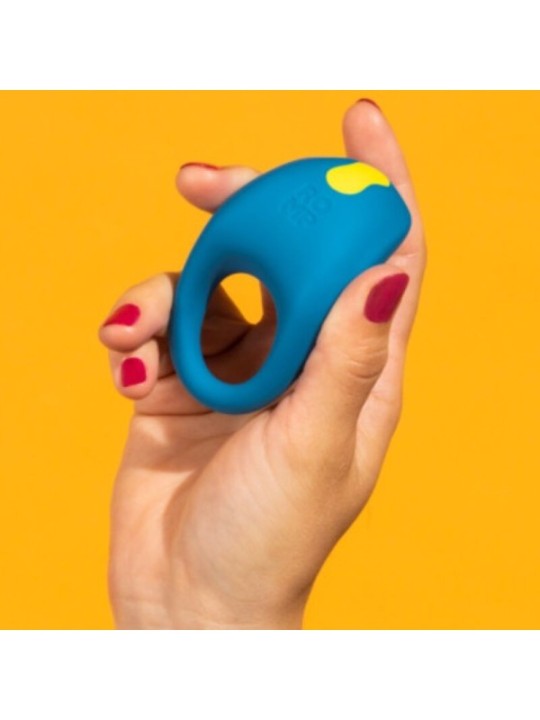 ROMP - JUKE ANNEAU PÉNIS EN SILICONE AVEC VIBRATEUR DE STIMULATION CLITORIALE