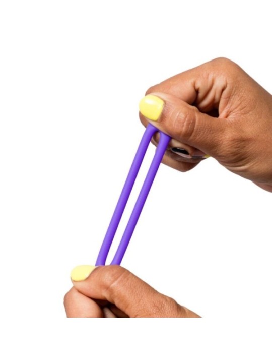 ROMP - REMIX TRIO ENSEMBLE DE 3 ANNEAUX PÉNIS EN SILICONE VIOLETTES
