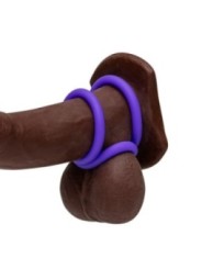 ROMP - REMIX TRIO ENSEMBLE DE 3 ANNEAUX PÉNIS EN SILICONE VIOLETTES