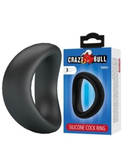 CRAZY BULL - VALEN ANNEAU PÉNAL ERGONOMIQUE EN SILICONE NOIR