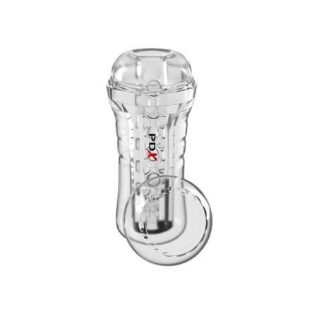 PDX ELITE - VIEWTUBE PLUS SEE-THRU EZ-GRIP TRANSPARENT STROKER 21 CM