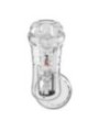 PDX ELITE - VIEWTUBE PLUS SEE-THRU EZ-GRIP TRANSPARENT STROKER 21 CM