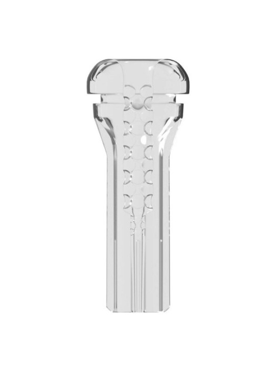 PDX ELITE - VIEWTUBE PLUS SEE-THRU EZ-GRIP TRANSPARENT STROKER 21 CM