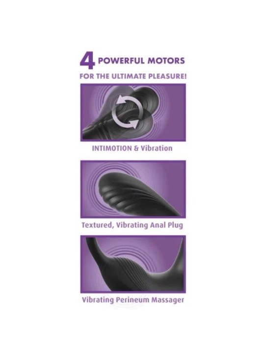 ANAL FANTASY ELITE - STIMULATEUR ANAL ET PÉRINÉAL RECHARGEABLE ASS-GASM INTIMOTION