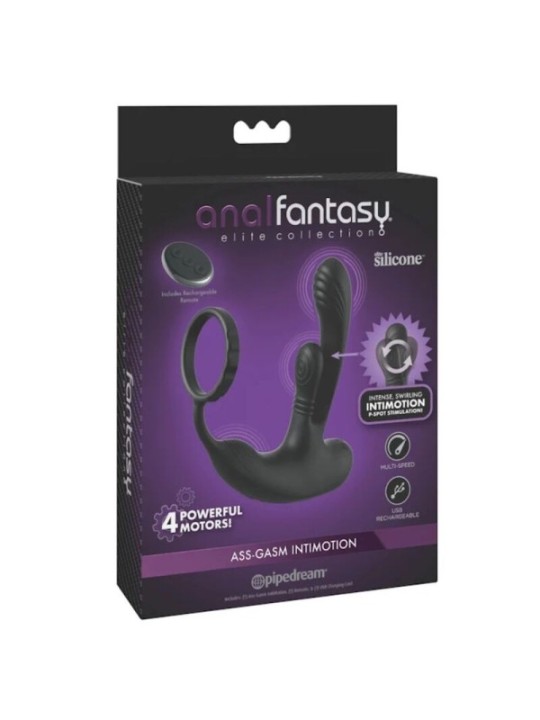 ANAL FANTASY ELITE - STIMULATEUR ANAL ET PÉRINÉAL RECHARGEABLE ASS-GASM INTIMOTION