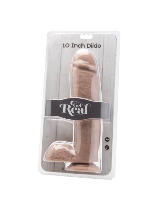 GET REAL - GODE 25,5 CM AVEC BILLES EN PEAU