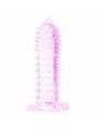 BAILE - GAINE PÉNIENNE  POINTS STIMULANTS ROSE 14 CM