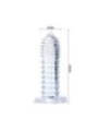 BAILE - GAINE PÉNIENNE  POINTS STIMULANTS ROSE 14 CM