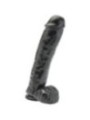 GET REAL - GODE 28 CM AVEC BOULES NOIR