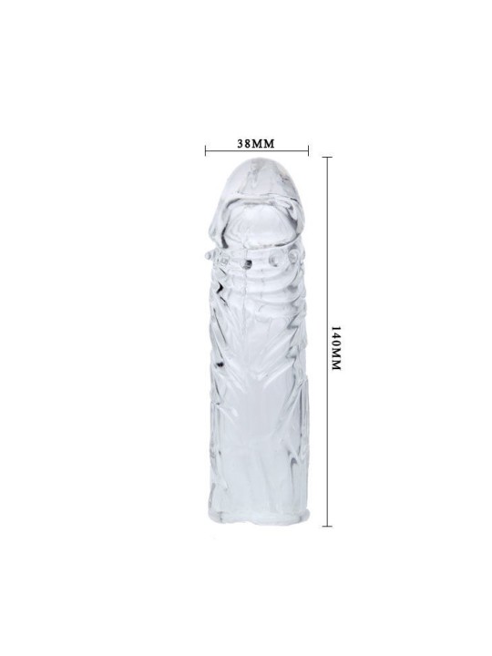 BAILE - HOUSSE LILAS POUR LE PÉNIS EN SILICONE ADAPTABLE 13 CM