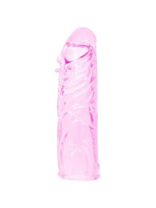 BAILE - HOUSSE DE PÉNIS EN SILICONE STIMULANTE ROSE 13 CM