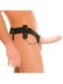 FETISH FANTASY SERIES - HARNAIS VIBRATEUR CREUX POUR LUI ET ELLE NATUREL 14CM