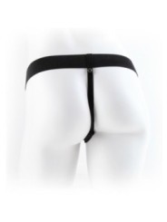 FETISH FANTASY SERIES - 11 STRAP-ON CREUX VIBRANT AVEC BILLES 27.9CM CHAIR