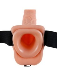 FETISH FANTASY SERIES - 11 STRAP-ON CREUX VIBRANT AVEC BILLES 27.9CM CHAIR