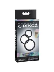FANTASY C-RINGZ - SILICONE 3 ANNEAUX STAMINA SET
