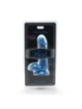 GET REAL - GODE HAPPY DICKS 12 CM BALLES BLEU