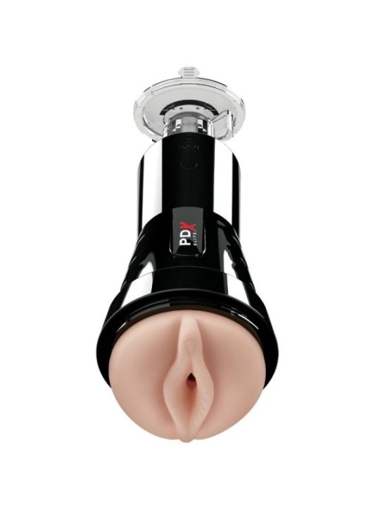 PDX ELITE - MASTURBATEUR AVEC VIBRATION ET EFFET DE COMPRESSEUR