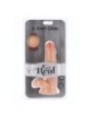 GET REAL - GODE DOUBLE DENSITÉ 17 CM BALLES PEAU