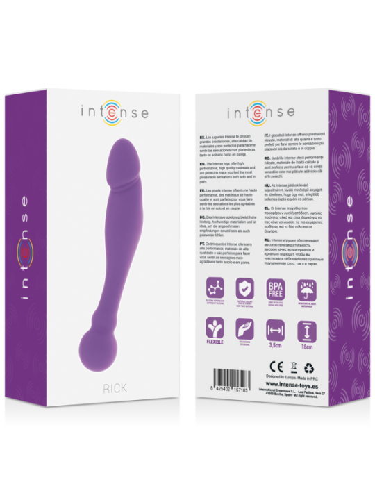 INTENSE - SILICONE RICK DUAL LILAS