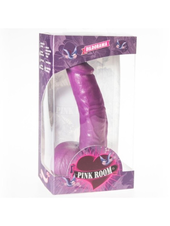 PINK ROOM - GODE RÉALISTE CONNOR VIOLET 16 CM