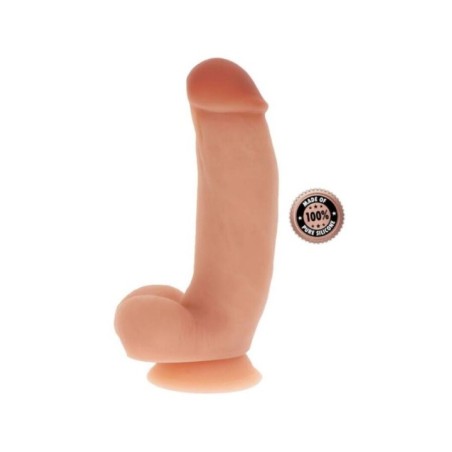 GET REAL - GODE EN SILICONE 18 CM AVEC BALLES PEAU